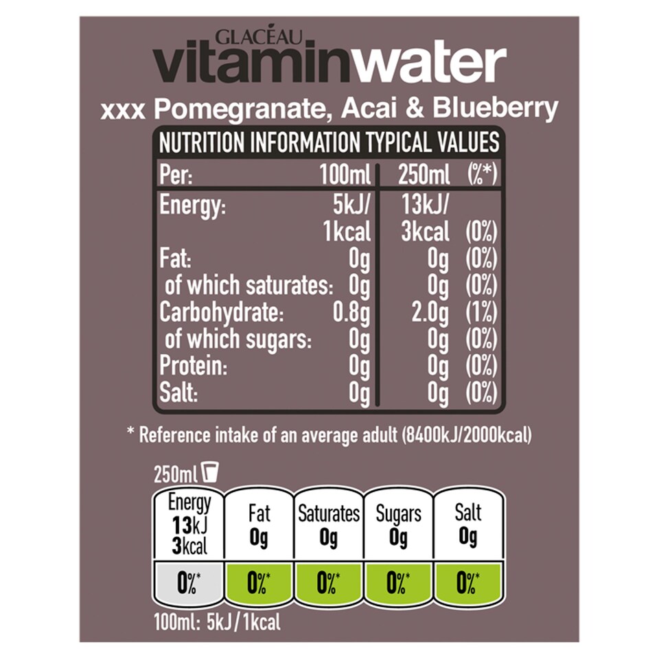 image 1 of Glaceau Vitamin Water Xxx 500Ml