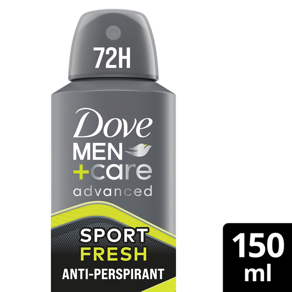 image 1 of Dove Men+Care Sport Fresh 72h Antiperspirant Deodorant 150ml