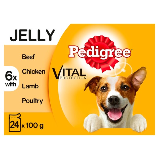 Pedigree Pouch Jelly Favourites Pack Tesco Groceries