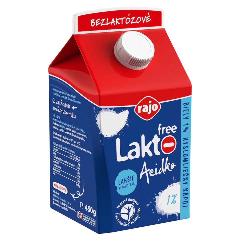 image 1 of Rajo Lakto Free Acidko White 1% Sour Milk Drink 450 g