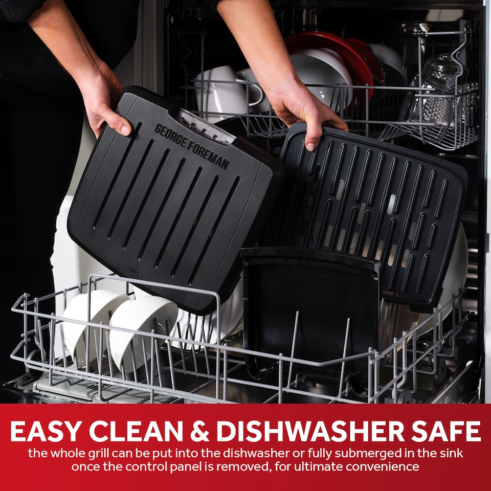 image 1 of George Foreman Medium Immersa Dishwasher Safe Health Grill