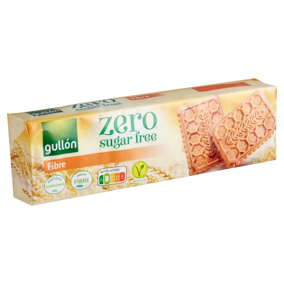 image 1 of Gullón Sugar-Free Biscuits with Fibre, with Sweetener 170 g