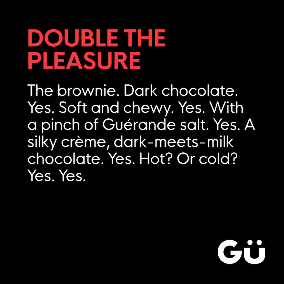 image 1 of Gu Double Chocolate Brownie Dessert 2X79g