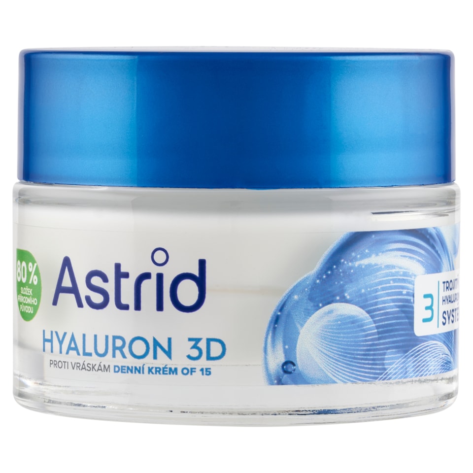 Obrázek 1 pro produkt Astrid Hyaluron 3D denní krém OF 15 50ml