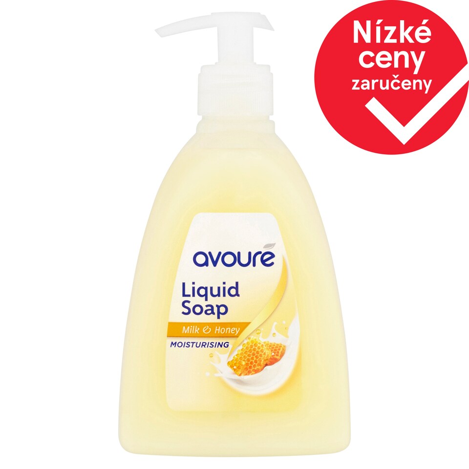 Avouré Tekuté mýdlo Milk & Honey 500ml