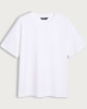 image 5 of F&F Pure Cotton Heavyweight Crew Neck T-Shirt in White