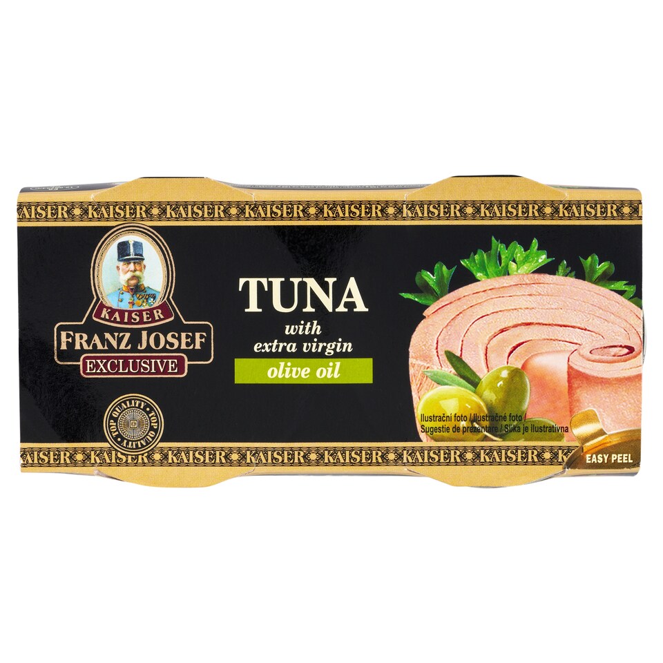 obrázok 1 z Franz Josef Kaiser Exclusive Tuniak s extra panenským olivovým olejom 2 x 60 g (120 g)