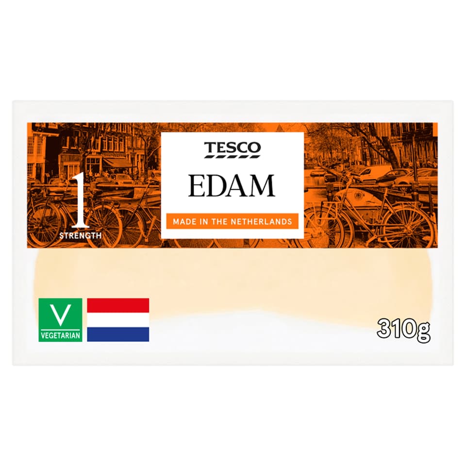 Tesco Mild Edam Wedge Cheese 310 G