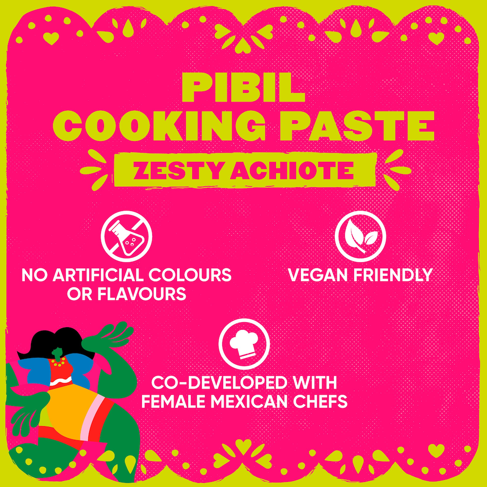 image 1 of Las Chicas Pibil Mexican Cooking Paste Zesty Achiote 95g