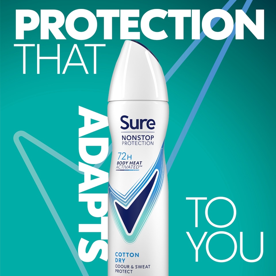 image 1 of Sure 72H Cotton Dry Antiperspirant 150Ml