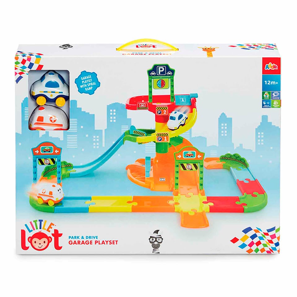image 1 of Addo Little Lot Park & Drive Garage Playset