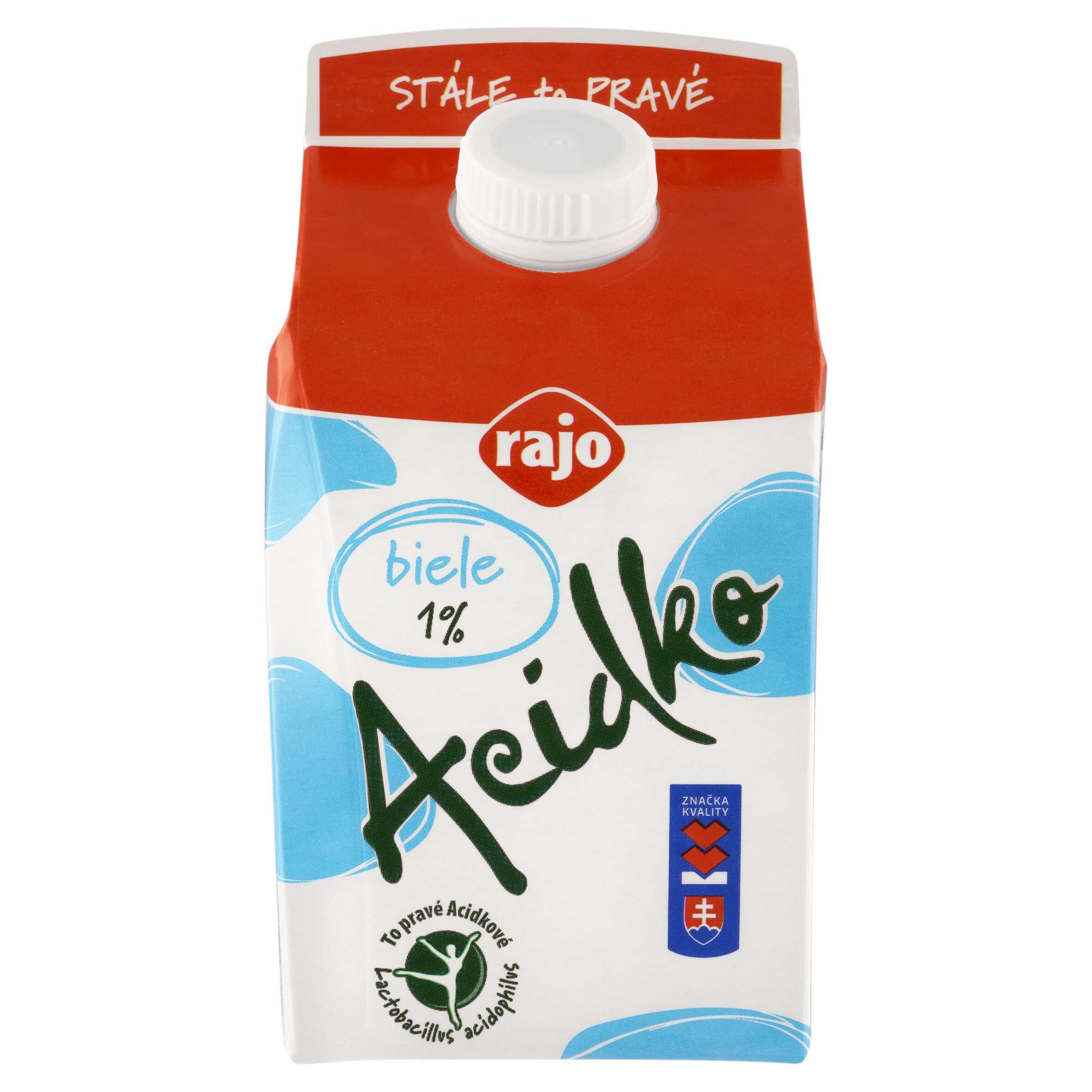 Rajo Acidko White 1% 450 g - Tesco Groceries