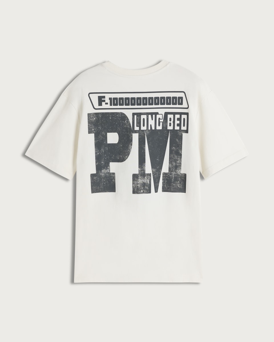image 1 of Post Malone Pure Cotton Short Sleeved T-Shirt in Cream