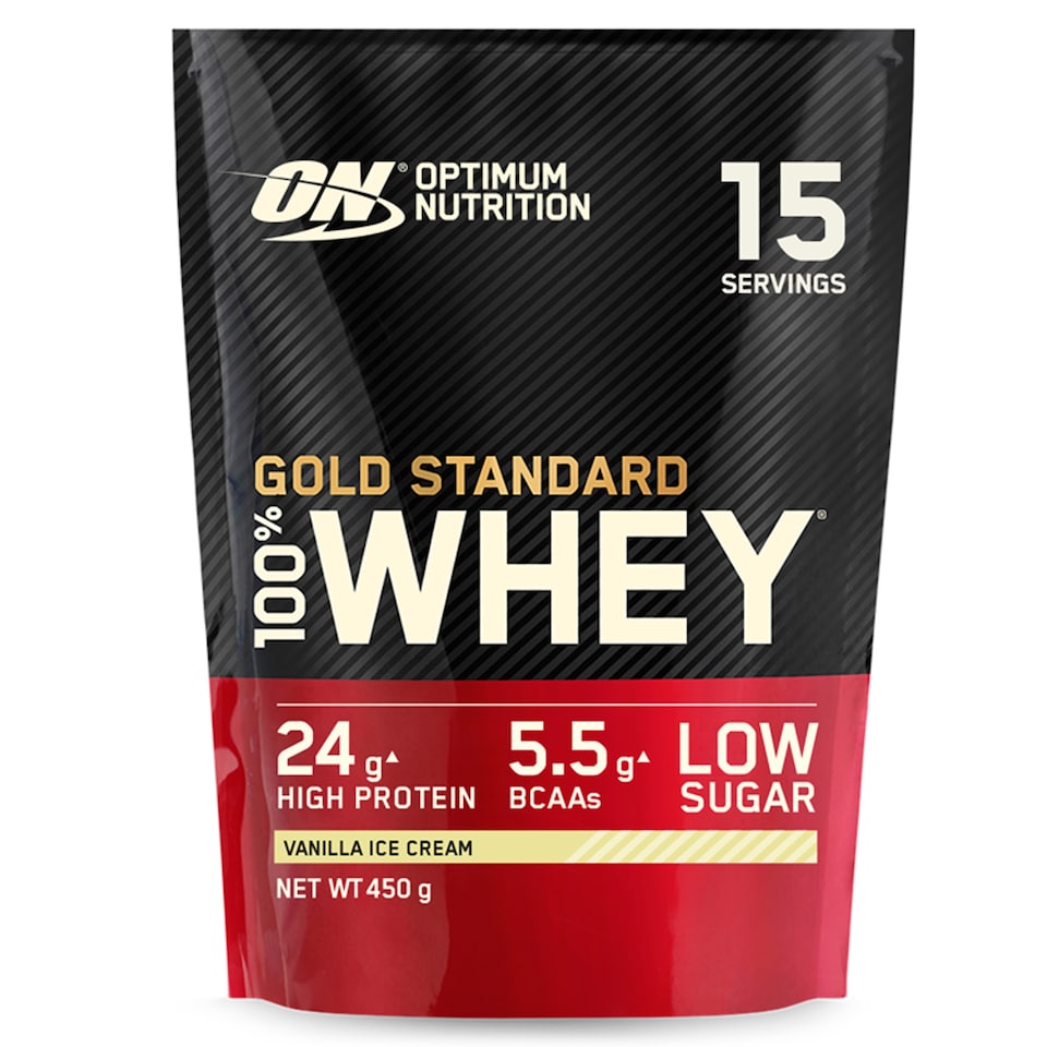 image 1 of Optimum Nutrition Gold Standard 100% Whey Protein Powder - Vanilla Ice Cream 450g