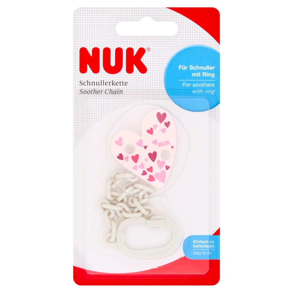 NUK Soother Chain Assorted 