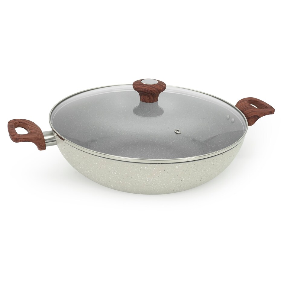 Go Cook Ecru Family Pan 32Cm Tesco Groceries
