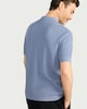 image 3 of F&F Pure Cotton Knitted Polo Shirt in Blue