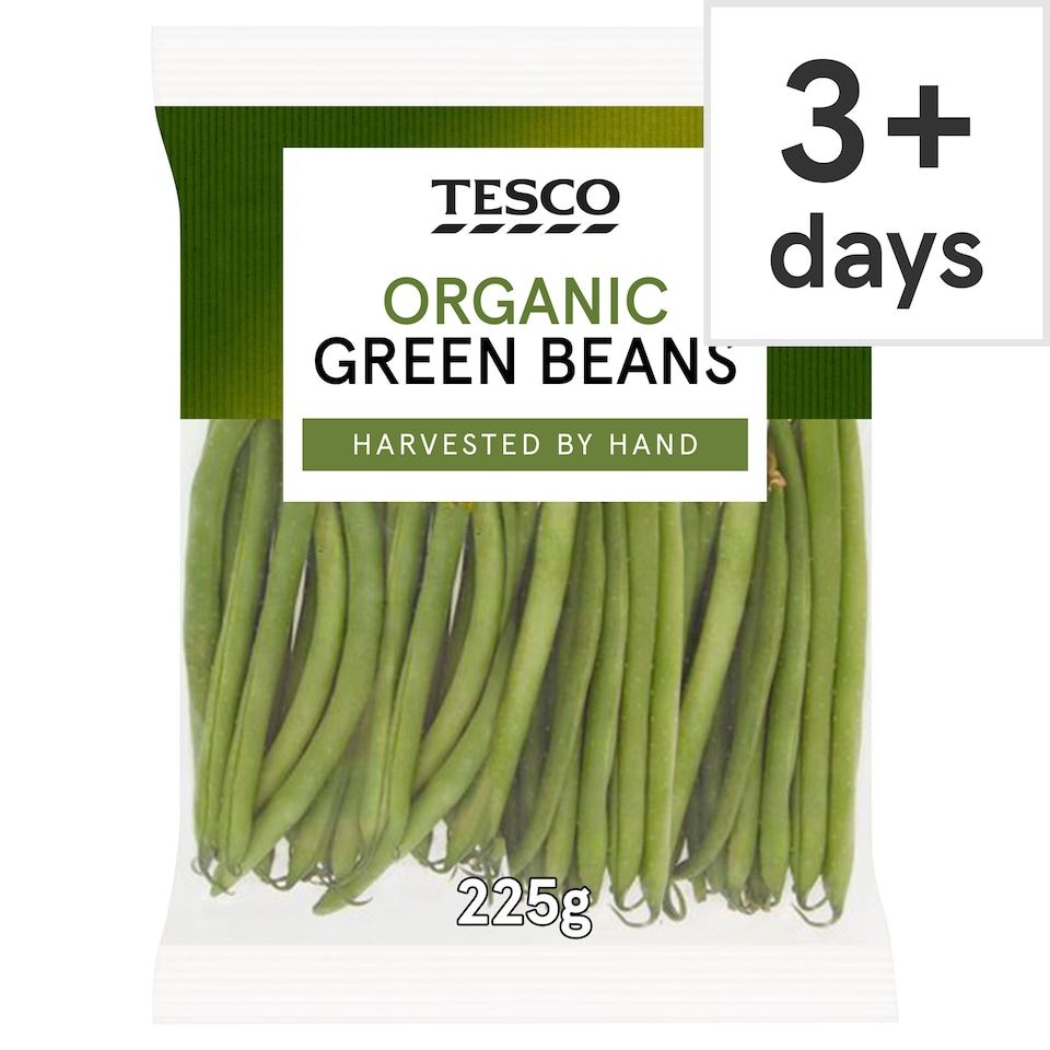 image 1 of Tesco Organic Green Beans 225G