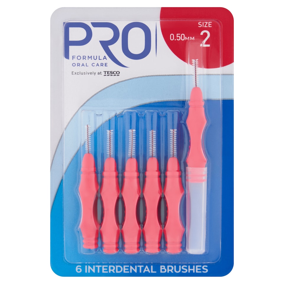 Pro Formula Interdental Brushes Size 2 6 Pack