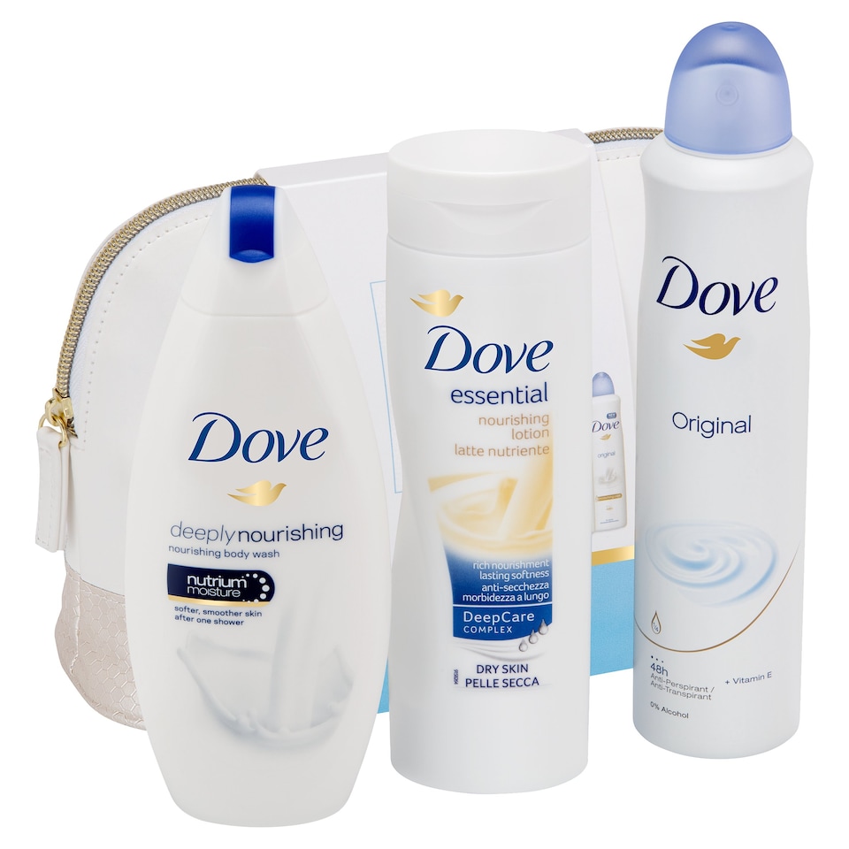 image 1 of Dove Beauty Collection Washbag Gift Set