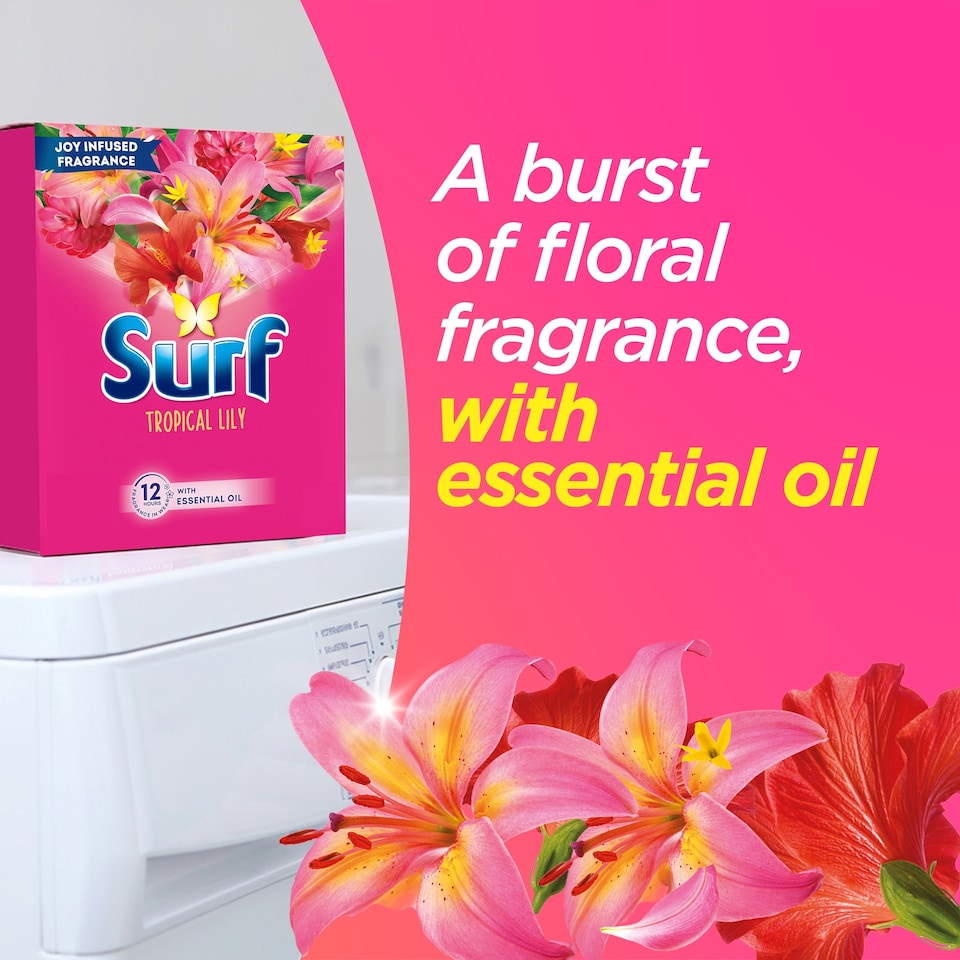 image 1 of Surf Tropical Lily Laundry Washing Powder 45W 2250g