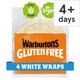 image 1 of Warburtons Gluten Free White Wraps 4 Pack