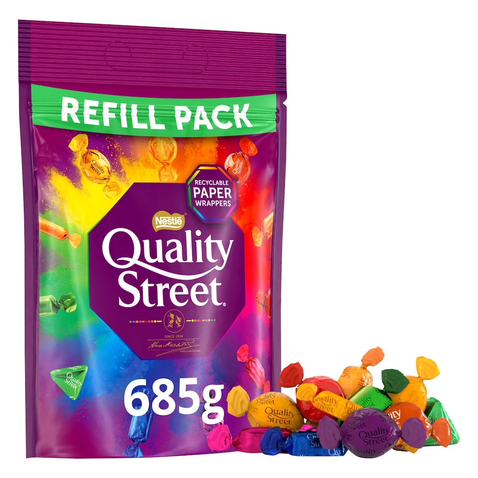 Quality Street Chocolate Large Refill Bag 685g