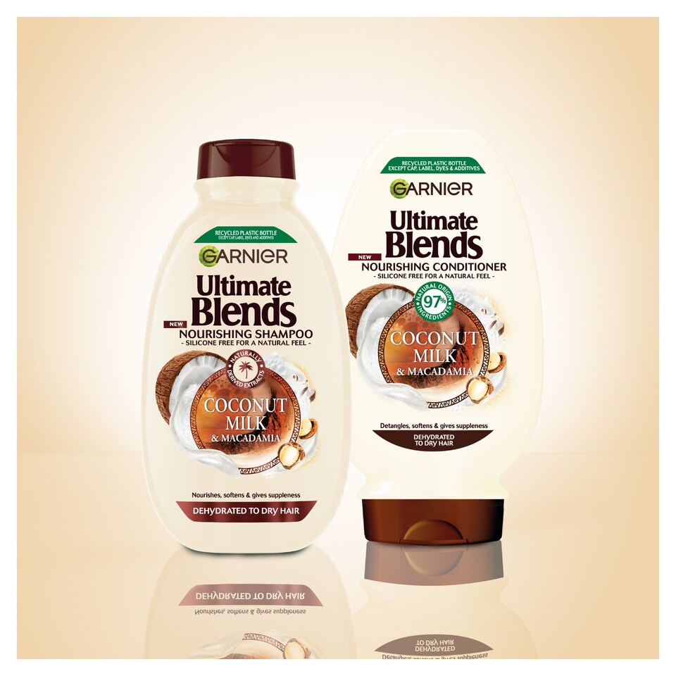 image 1 of Garnier Ult/B Coconut Milk And Macadamia Shampoo 400Ml