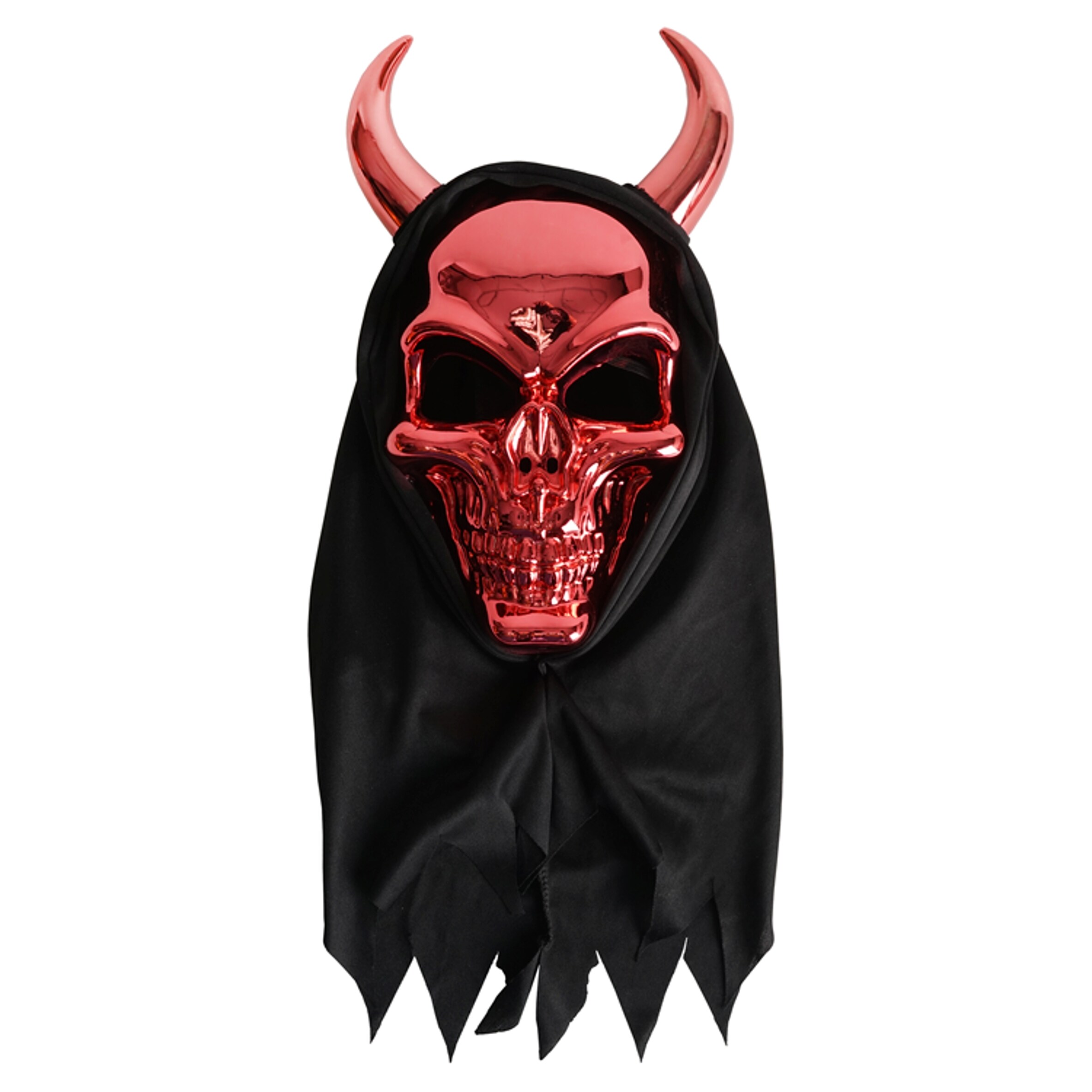 Devil Mask. Shop Tesco Metallic Hooded Devil Mask - Tesco Groceries