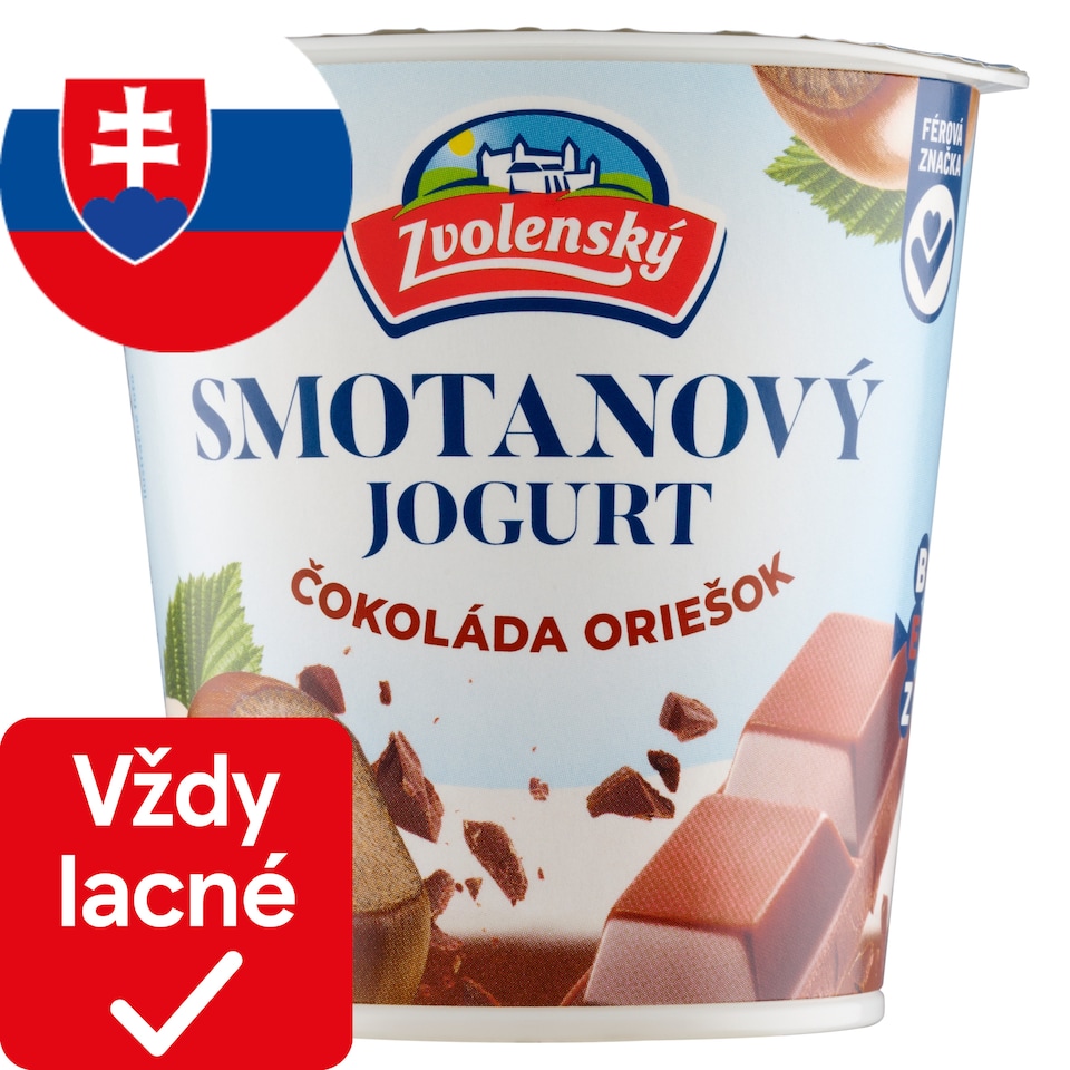 obrázok 1 z Zvolenský Smotanový jogurt čokoláda oriešok 145 g