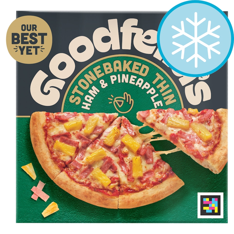 image 1 of Goodfella's Thin Crust Ham And Pineapple Pizza 365G