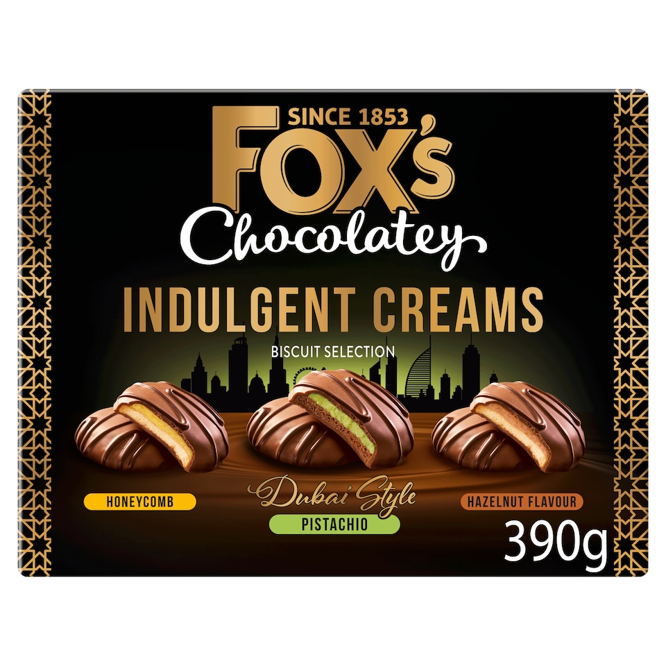 Fox’s Chocolatey Indulgent Creams Biscuit Selection 390g