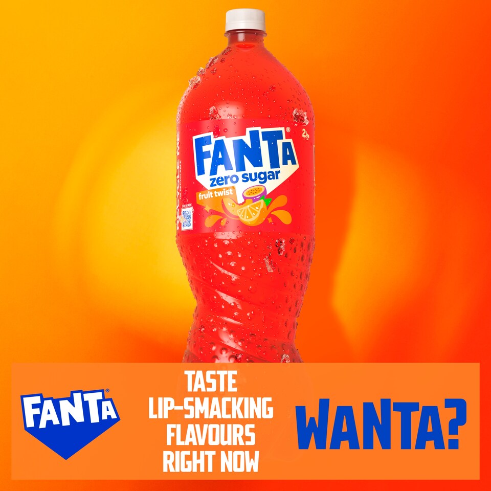 image 1 of Fanta Fruit Zero Twist 2 Litre