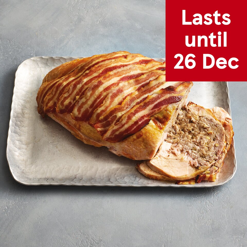 Tesco Finest Bronze Turkey Crown with Pork, Cranberry and Chestnut
