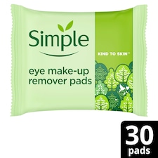 Simple Kind To Eyes Eye Make-Up Remover Pads 30S