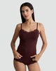 image 1 of F&F 2-Pack Contour  Lace Trim Camisoles in Purple