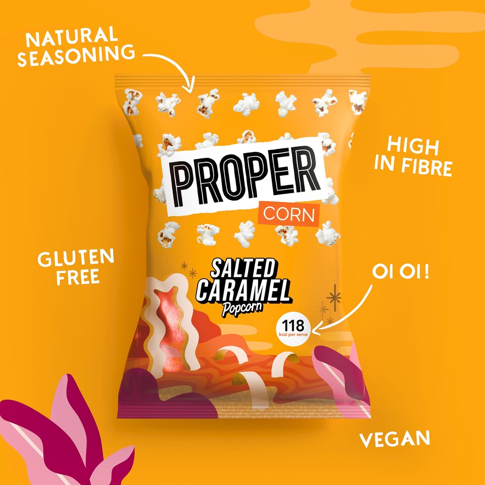 image 1 of Proper Corn Salted Caramel Popcorn 90G
