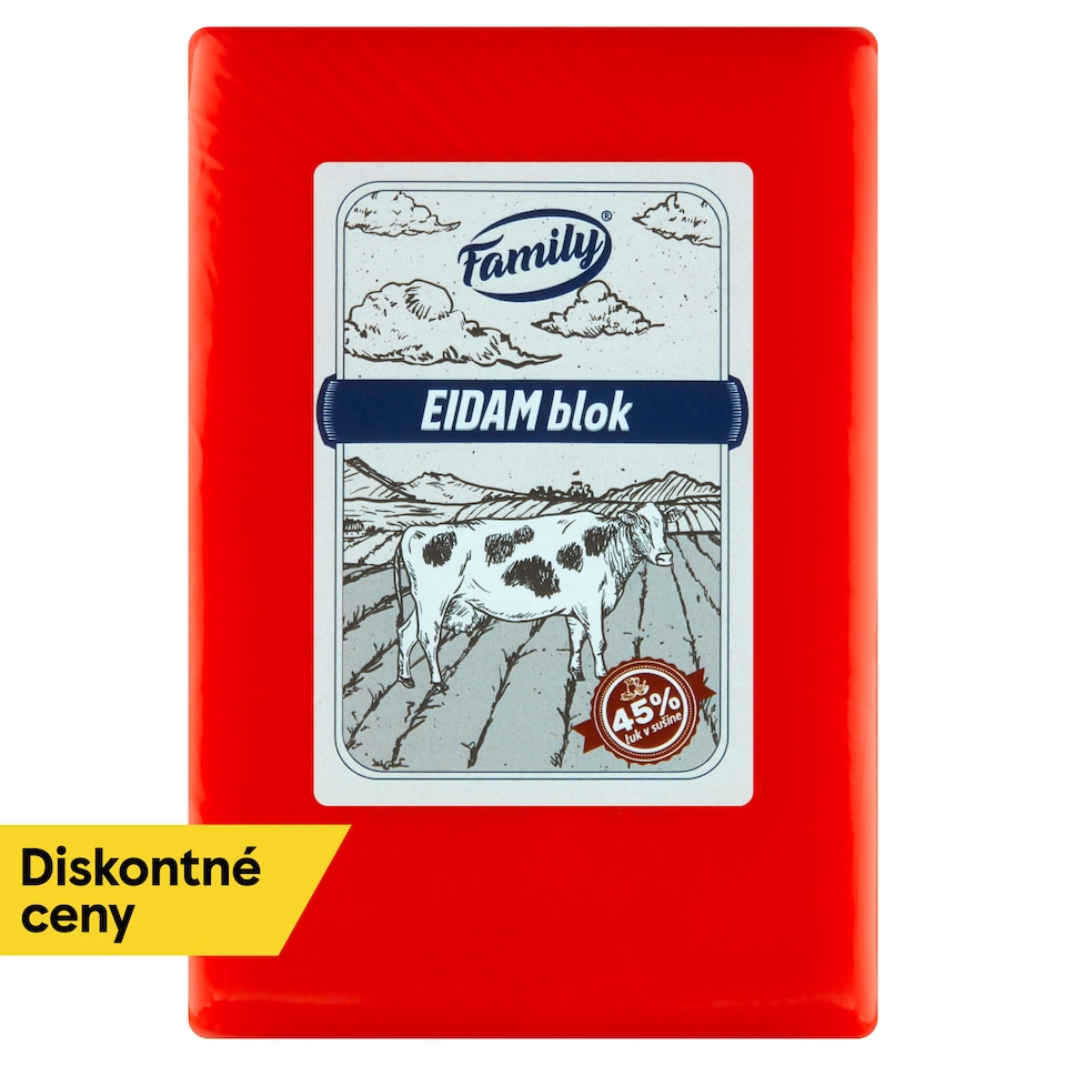Family Eidam 45% blok 1705 g