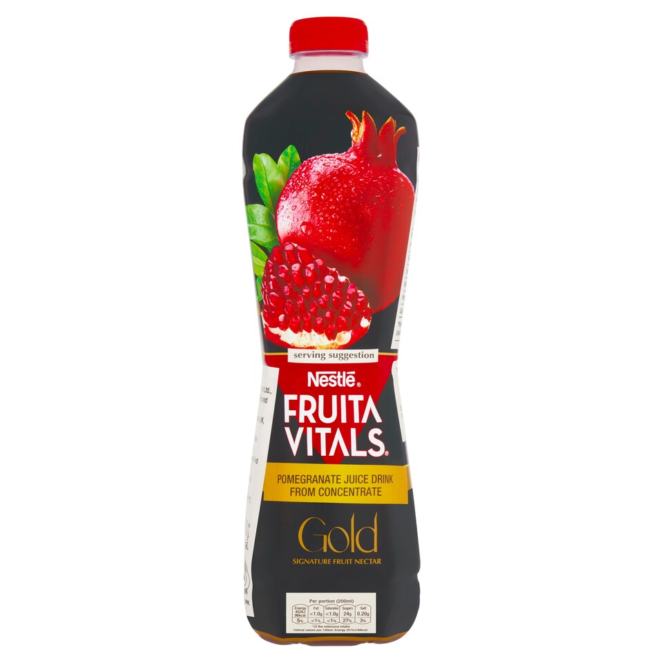 Nestle Fruita Vitals Pomegranate from Concentrate Juice Drink 1L