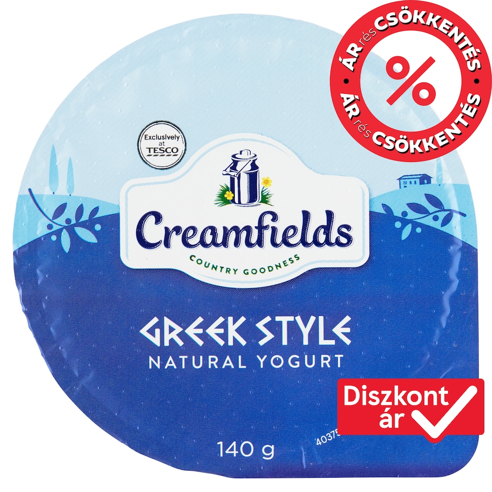 Creamfields Greek Style zsírszegény natúr joghurt 140 g