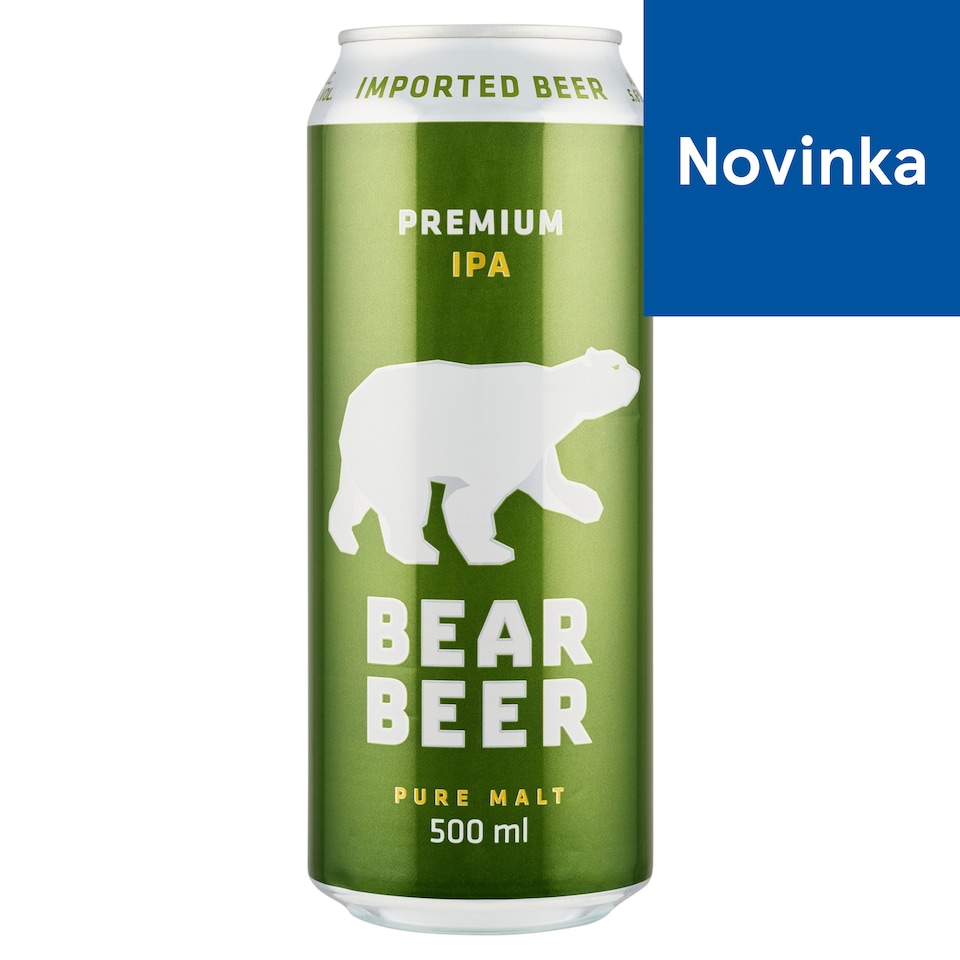image 1 of Harboe Premium Bear IPA Top-Fermented Light Beer 0.5 L