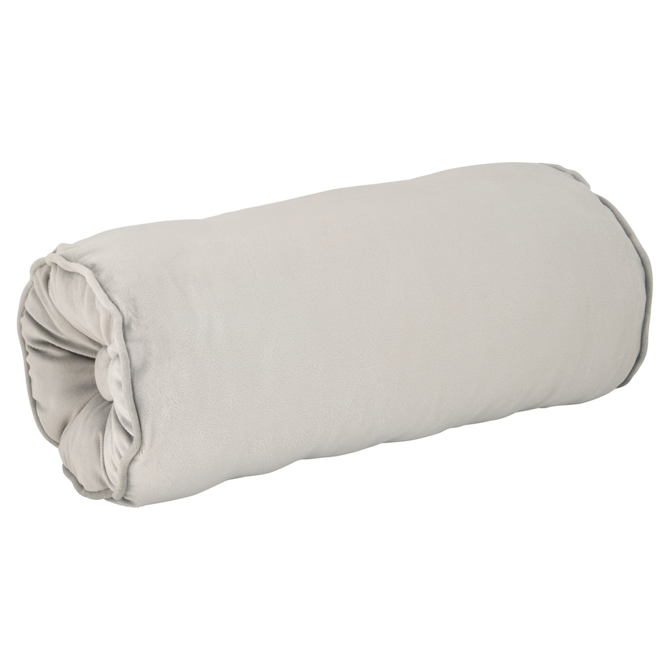 F&F Home Silver Bolster Cushion
