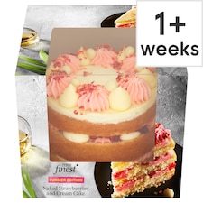 Tesco Finest Strawberries & Cream Cake