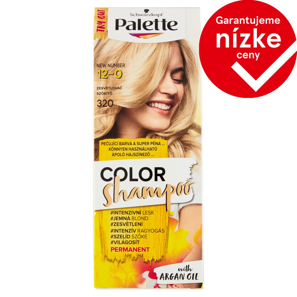 image 1 of Schwarzkopf Palette Color Shampoo Hair Color Lightener 12-0 (320)