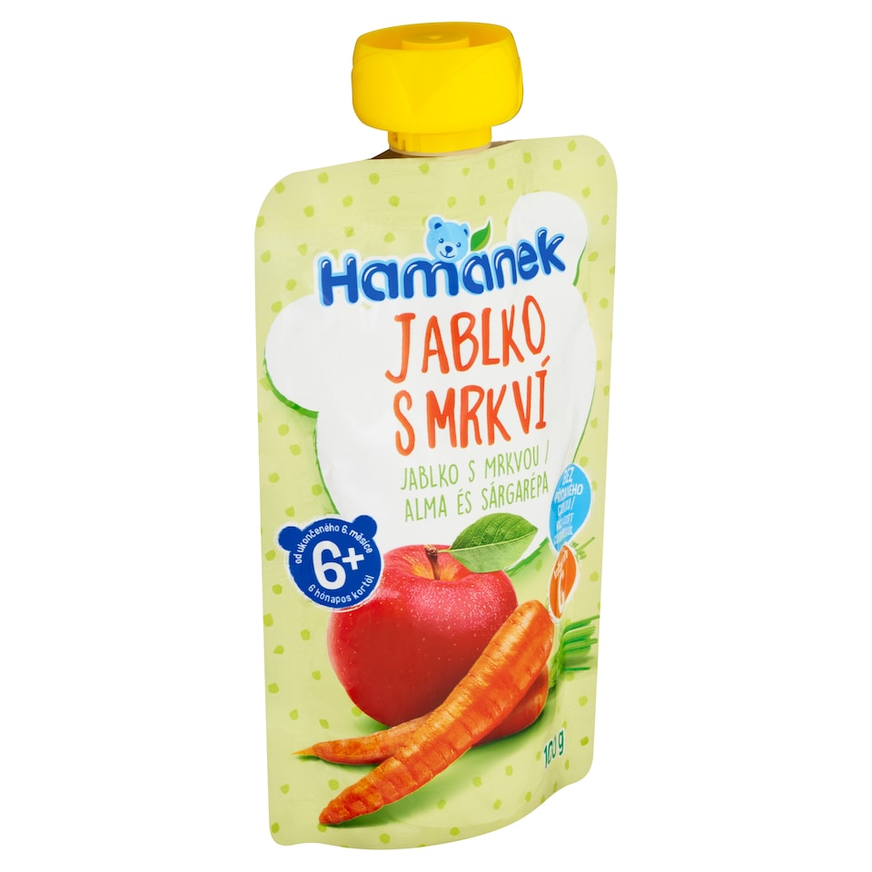 Obrázek 1 pro produkt Hamánek Jablko s mrkví 100g