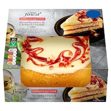 Tesco Finest Strawberries & Clotted Cream Cake