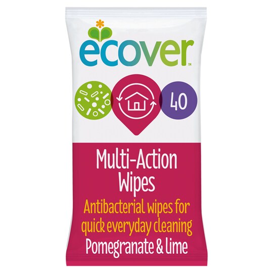 Ecover Antibacterial Wipes 40'S Tesco Groceries