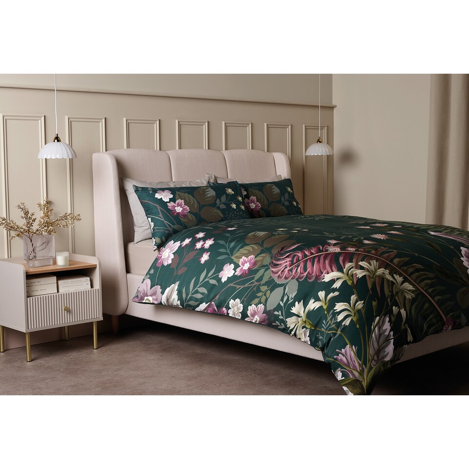 F&F Home Bedding Digital Print Floral Duvet Set King