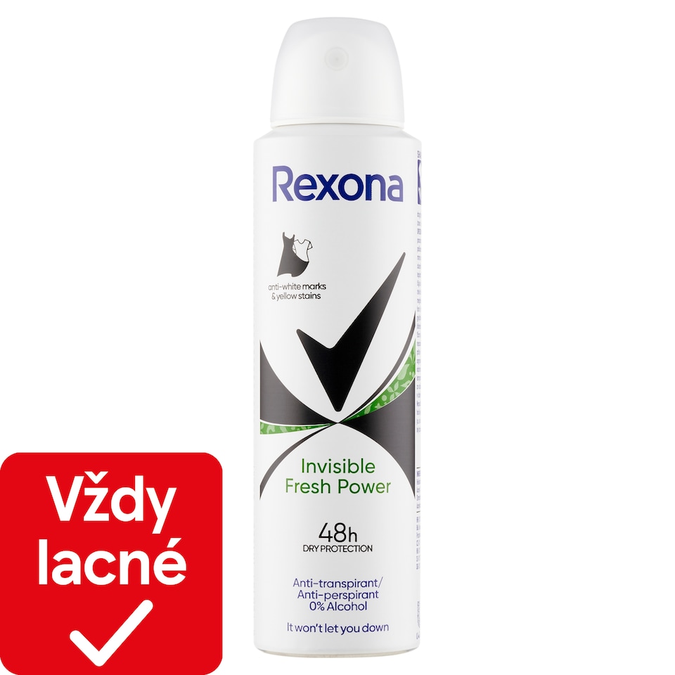 obrázok 1 z Rexona Invisible Fresh Power Antiperspirant sprej 150 ml