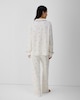 image 4 of F&F Pure Cotton Heart Pyjama Set in Cream